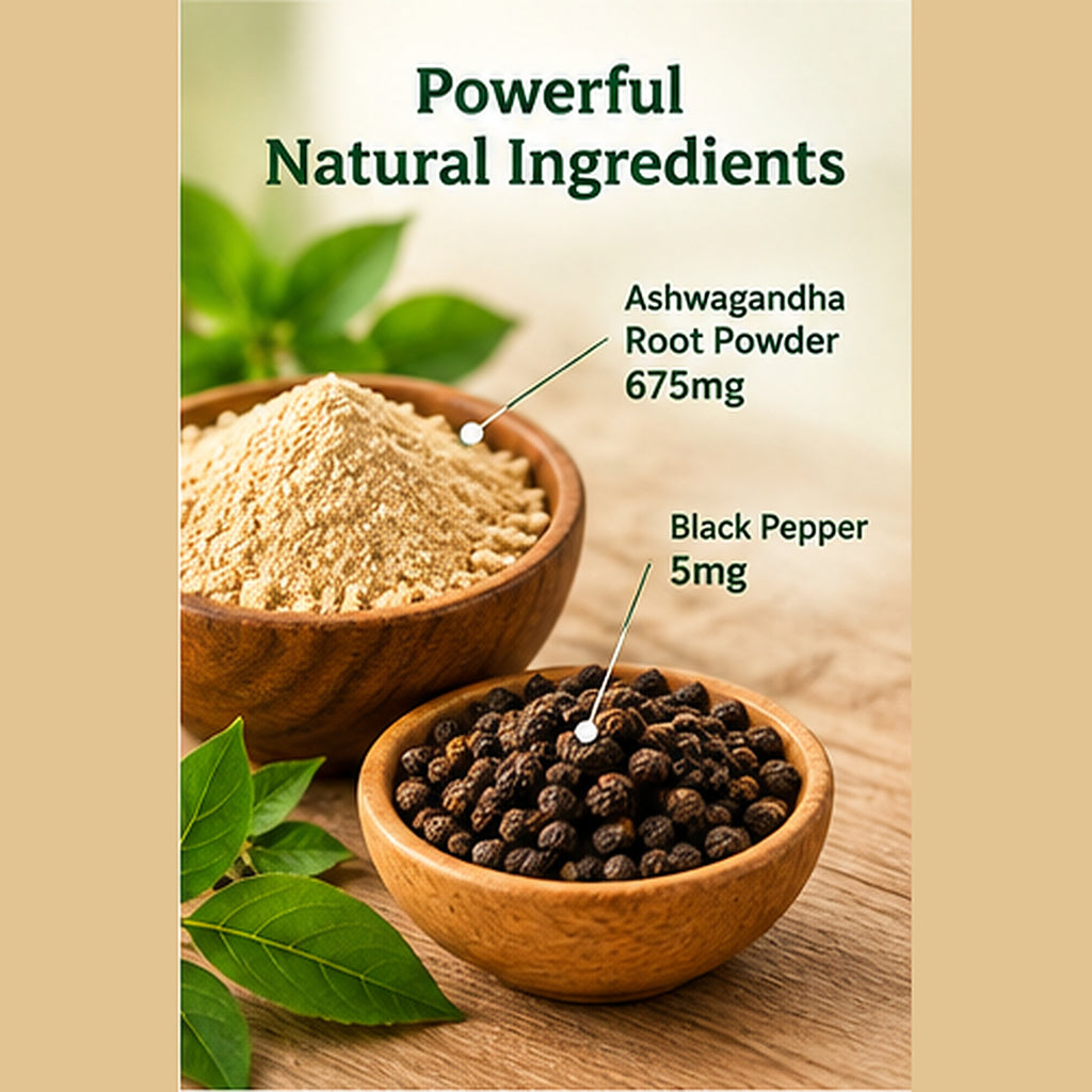 Kurryculum Ashwagandha + Black Pepper — Stress & Calm Support