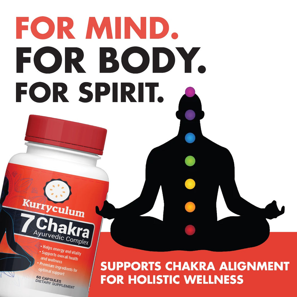 Kurryculum 7 Chakra Ayurvedic Complex — Balance & Everyday Vitality
