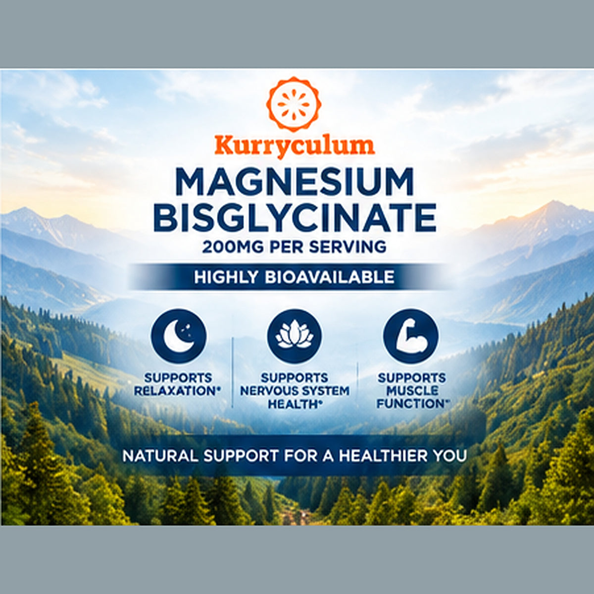 Kurryculum Magnesium Glycinate brand summary