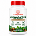 Kurryculum Ashwagandha plus Black Pepper bottle, 60 tablets