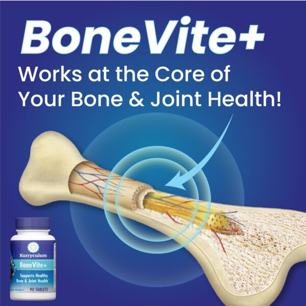 Kurryculum BoneVite+ Bone and Joint Health Supplement Tablets, 90 Count - Image 3
