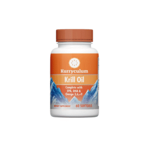 Kurryculum Omega-3 Supplement for Brain, Heart and Joint Health, 60 Softgels