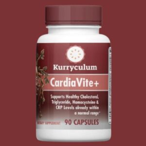 Kurryculum CardiaVite+ Gluten-Free, Zero Calorie Heart Support 90 Count
